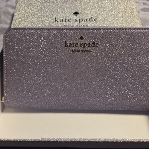 Kate Spade Glitter Wallet - Silver